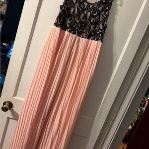 Elegant Black and Pink Lace dress women’s